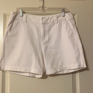 Merona White Twill Shorts Size 10